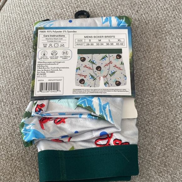 Bob Ross the joy of painting mens boxer briefs - Picture 3 of 5